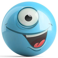Ontheballbowling Blue Monster Bowling Ball by Brandon Starr - BowlersParadise.com