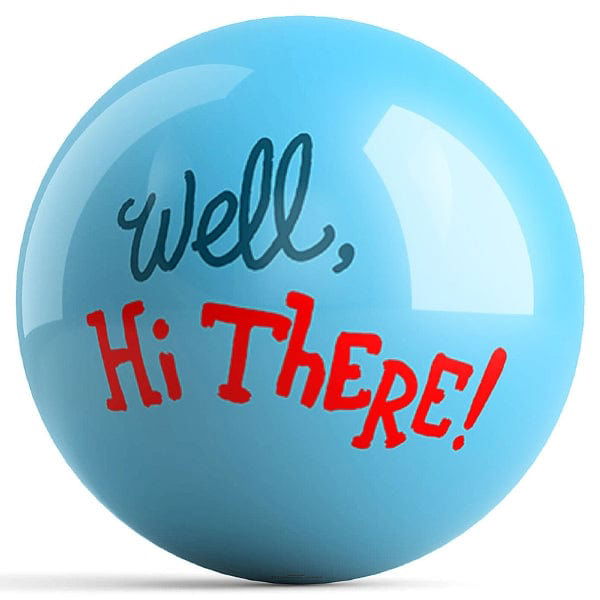 Ontheballbowling Blue Monster Bowling Ball by Brandon Starr - BowlersParadise.com