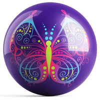 Ontheballbowling Butterfly II Bowling Ball by Valentina Georgieva - BowlersParadise.com