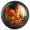 Ontheballbowling Dragon Bowling Ball by Pyropainter Michael Stewart - BowlersParadise.com