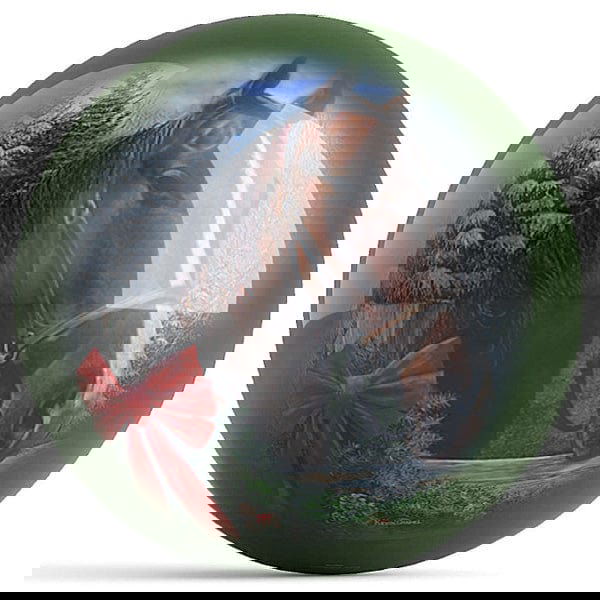 Ontheballbowling Holiday Horse Bowling Ball by Kevin Daniel - BowlersParadise.com