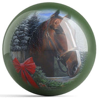 Ontheballbowling Holiday Horse Bowling Ball by Kevin Daniel - BowlersParadise.com