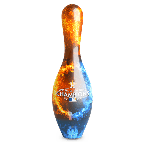 Ontheballbowling Houston Astros World Series Championship Bowling Pin - BowlersParadise.com