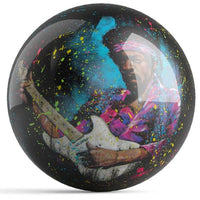 Ontheballbowling Jimi Electric Glow Bowling Ball by Get Down Art - BowlersParadise.com