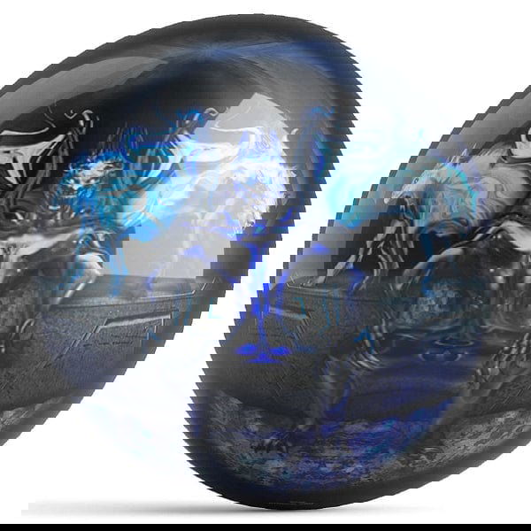 Ontheballbowling Krown Bowling Ball by Pyropainter Michael Stewart - BowlersParadise.com