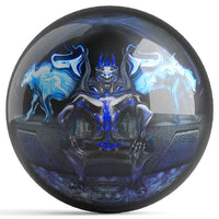 Ontheballbowling Krown Bowling Ball by Pyropainter Michael Stewart - BowlersParadise.com
