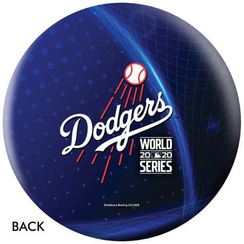 Ontheballbowling Los Angeles Dodgers 2020 World Series Bowling Ball (Blue Streak) - BowlersParadise.com