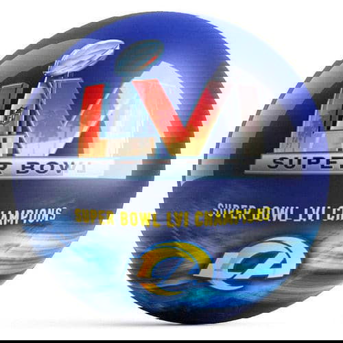 Ontheballbowling Los Angeles Rams Bowling Ball Super Bowl 56 Champions - BowlersParadise.com