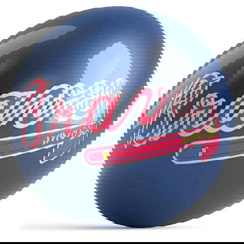 Ontheballbowling MLB Atlanta Braves Logo Bowling Ball - BowlersParadise.com
