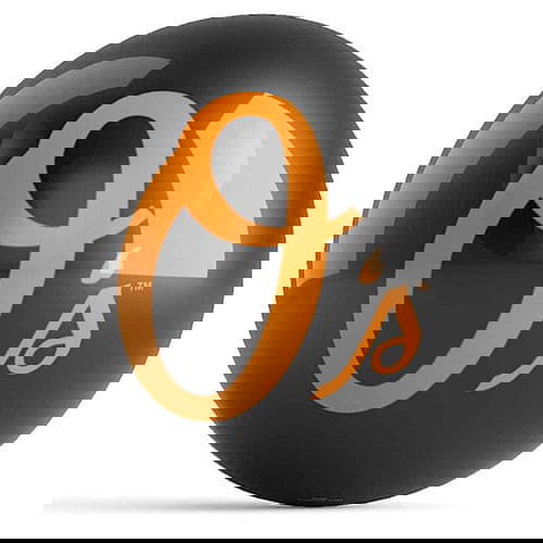 Ontheballbowling MLB Baltimore Orioles Logo Bowling Ball - BowlersParadise.com