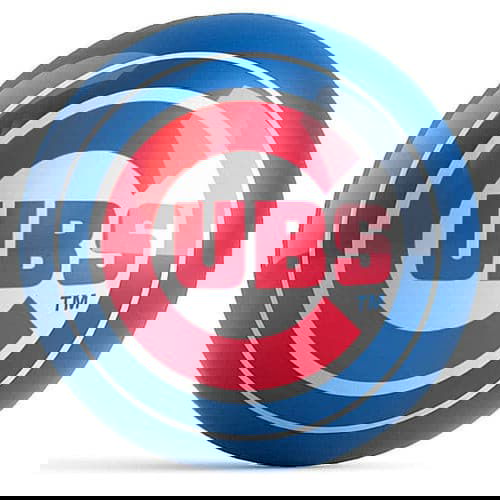 Ontheballbowling MLB Chicago Cubs Logo Bowling Ball - BowlersParadise.com