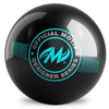 Ontheballbowling Motiv Jackal Pixel Black Aqua Spare Bowling Ball - BowlersParadise.com