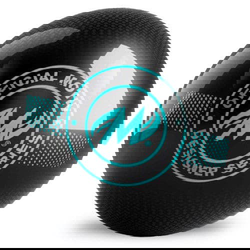 Ontheballbowling Motiv Jackal Pixel Black Aqua Spare Bowling Ball - BowlersParadise.com