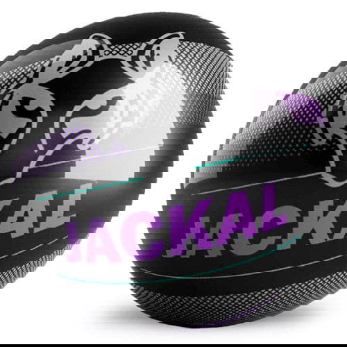 Ontheballbowling Motiv Jackal Pixel Black Purple Spare Bowling Ball - BowlersParadise.com