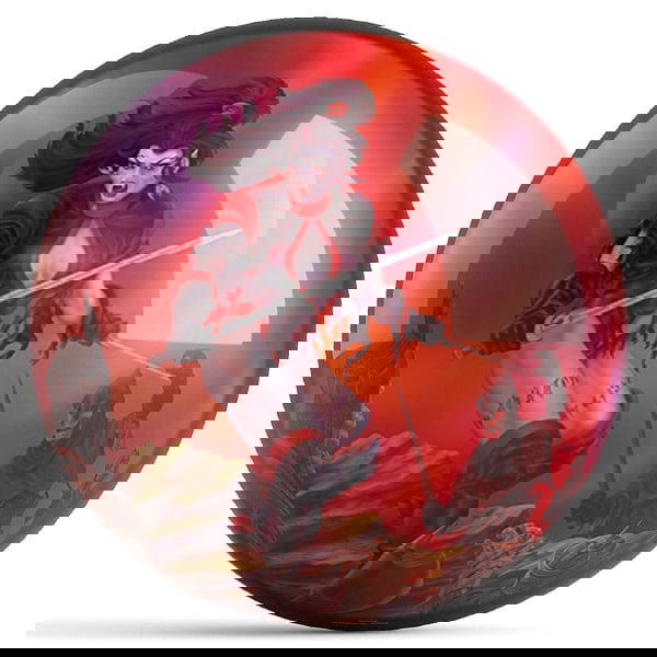 Ontheballbowling Scarlet Fury Bowling Ball by Michael Graham - BowlersParadise.com