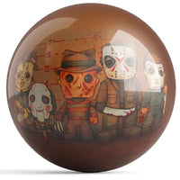 Ontheballbowling Slashers Line Up Bowling Ball by Get Down Art - BowlersParadise.com