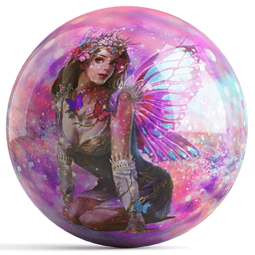 Ontheballbowling Sparkly Fairy Bowling Ball by Kelleigh Williams - BowlersParadise.com