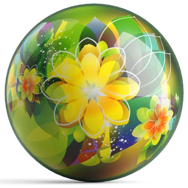 Ontheballbowling Spring Poetry Bowling Ball by Nikoleta Antova - BowlersParadise.com