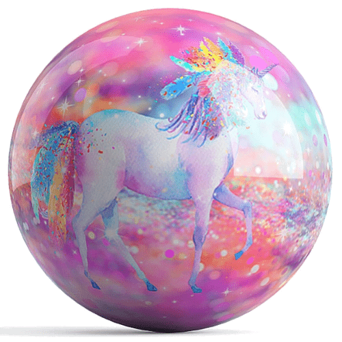 Ontheballbowling Unicorn Bowling Ball by Kelleigh Williams - BowlersParadise.com