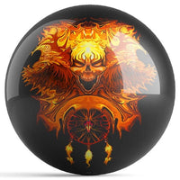 Ontheballbowling Wendigo Bowling Ball by Pyropainter Michael Stewart - BowlersParadise.com