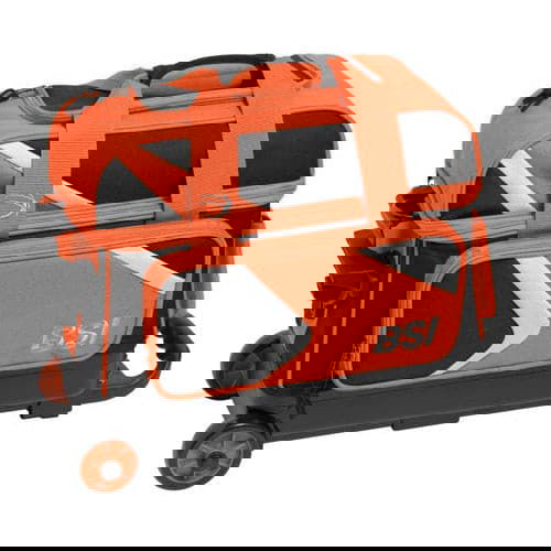 BSI Dash Double Roller Black/Orange Bowling Bag - BowlersParadise.com