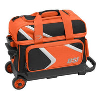 BSI Dash Double Roller Black/Orange Bowling Bag - BowlersParadise.com