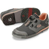 Dexter Womens SST 8 Power Frame BOA Grey/Peach Bowling Shoes - BowlersParadise.com