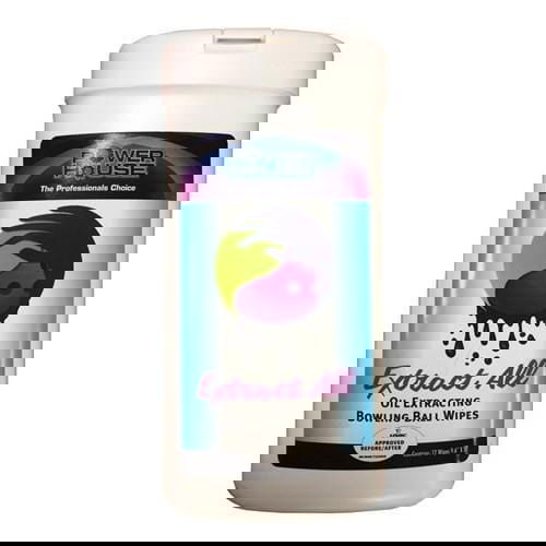 Powerhouse Extract All Oil Removing Wipes - BowlersParadise.com