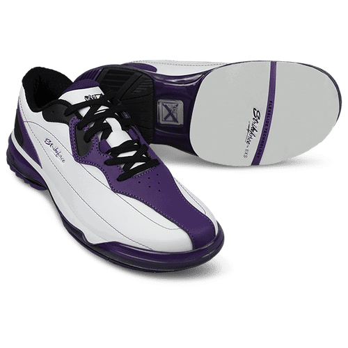 KR Strikeforce Dream White/Purple Left Hand High Performance Women's Bowling Shoes - BowlersParadise.com