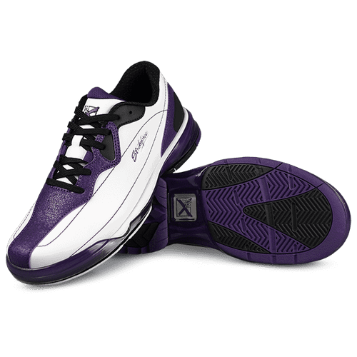 KR Strikeforce Womens Dream White/Purple Right Hand High Performance Bowling Shoe Wide - BowlersParadise.com