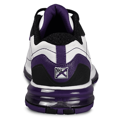 KR Strikeforce Womens Dream White/Purple Right Hand High Performance Bowling Shoes - BowlersParadise.com