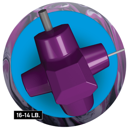 Radical Zig Zag Solid Bowling Ball Radical Zig Zag Solid Bowling Ball