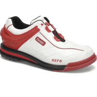 Dexter Men's SST 6 Hybrid BOA Right Hand Wide Bowling Shoes White/Red - BowlersParadise.com