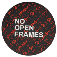 KR Strikeforce Round Shammy Leather Pad TPC Black/Red - BowlersParadise.com