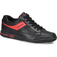 Dexter Mens Drew Black/Red Bowling Shoes - BowlersParadise.com
