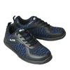 ELITE Men's Pinnacle Black/Royal Athletic Lace Up Bowling Shoes with Universal Sliding Soles for Right or Left Handed Bowlers - BowlersParadise.com