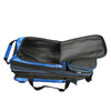 ELITE 3 Ball Slim Triple Tote with Shoe Bag and Access Pouch - Black/Royal Bowling Bag - BowlersParadise.com