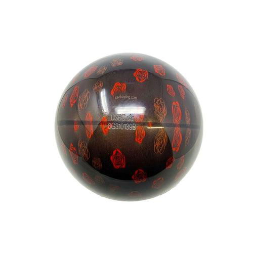 SaVi OTB Red Roses Polyester Bowling Ball - BowlersParadise.com