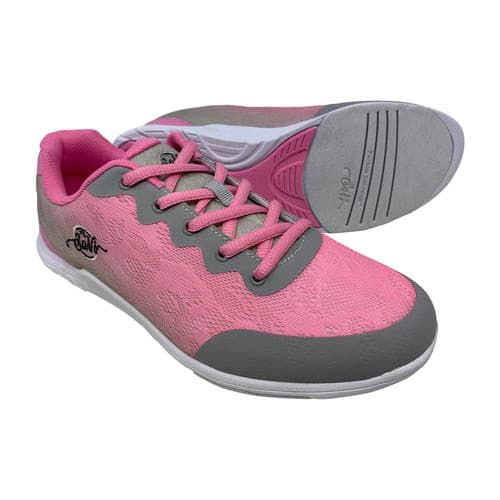 SaVi Women's Savannah Pink Grey Bowling Shoes - BowlersParadise.com