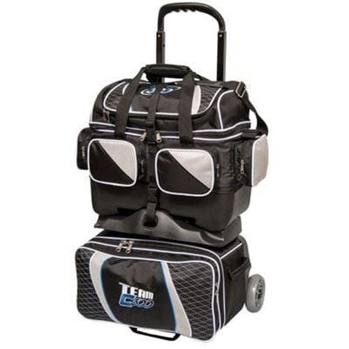 Columbia Team 4 Ball Black Silver Bowling Bag