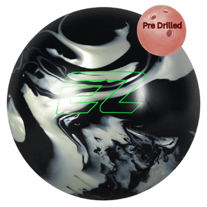 PRE-DRILLED ELITE EZ Hook Reactive Bowling Ball- Black/Silver