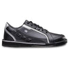 Brunswick Mens Punisher Right Hand Black/Silver Bowling Shoes - BowlersParadise.com