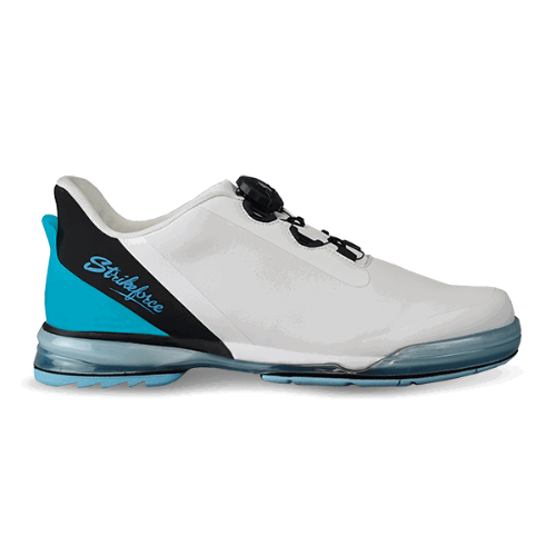 KR Strikeforce TPC Hype Unisex Left Hand White Black Sky Bowling Shoes