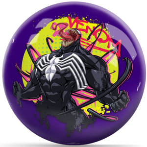 OnTheBallBowling Spider Man Venom Undrilled Bowling Ball