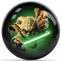 OnTheBallBowling Star Wars Flying Yoda Bowling Ball