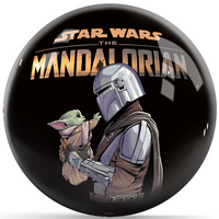 OnTheBallBowling Star Wars Mandalorian Grogu and Mando Bowling Ball