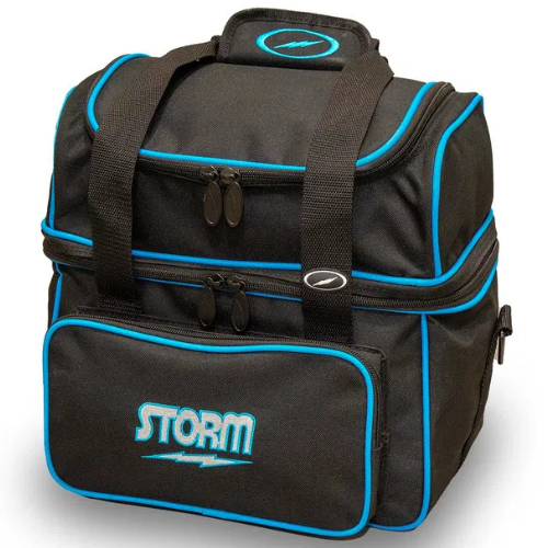 Storm 1 Ball Flip Tote Black/Electric Blue Bowling Bags