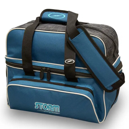 Storm 2-Ball Deluxe Tote Bowling Bag Steel Blue/Black