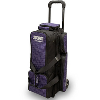 Storm Rolling Thunder 3 Ball Roller Abstract Purple Bowling Bags