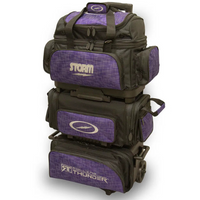 Storm Rolling Thunder 6 Ball Roller Abstract Purple Bowling Bags